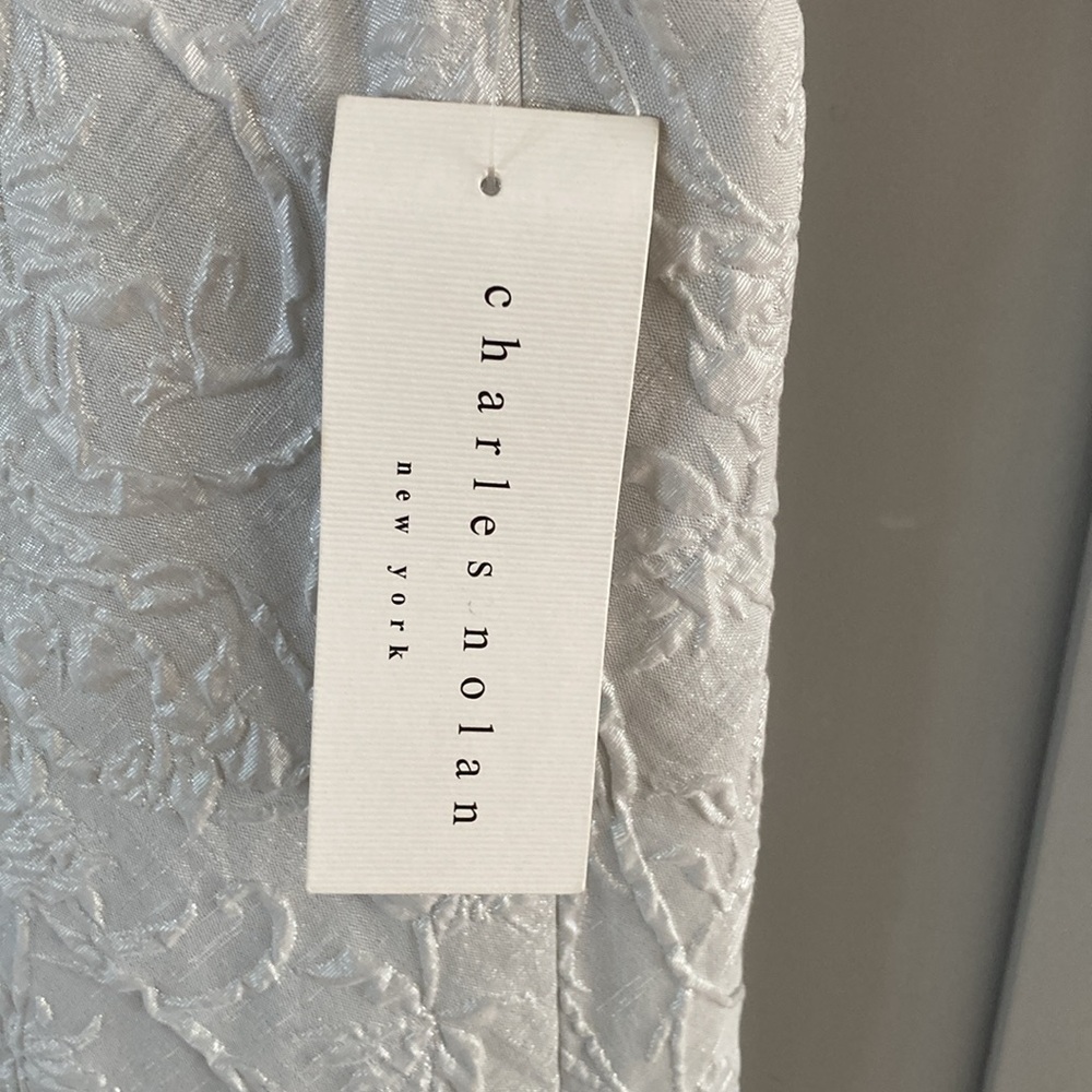 Beautiful Silver Charles Nolan New York Dress - Picture 7 of 10